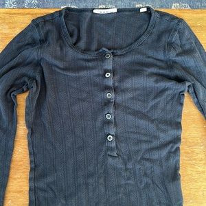 Doen cotton long-sleeved tee, small